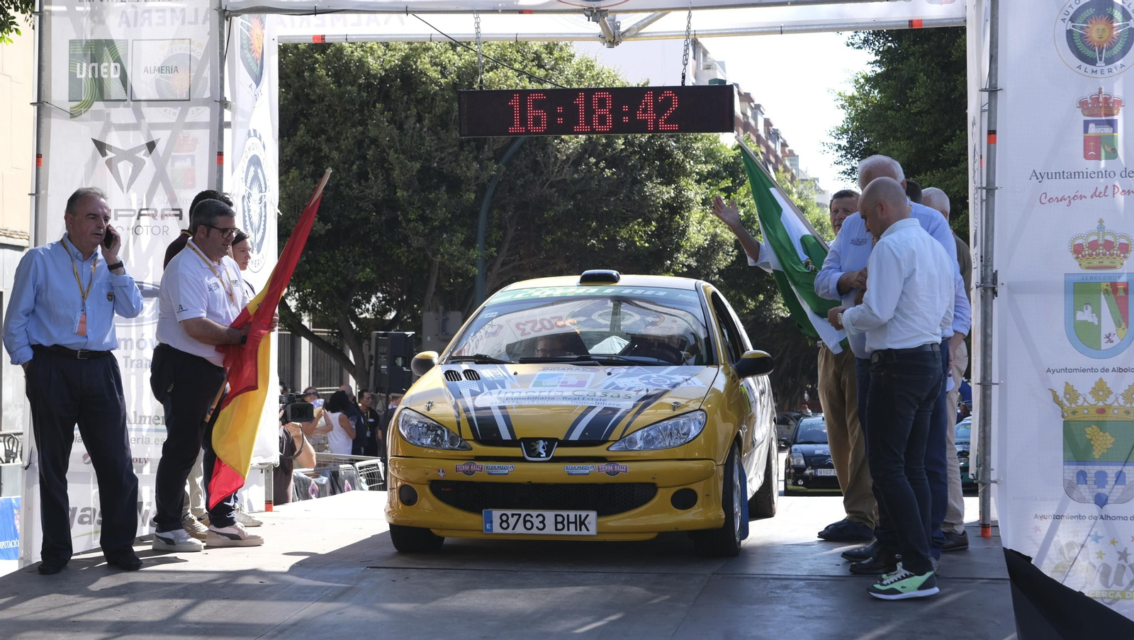 Imágenes de la salida del Rallye Costa de Almería