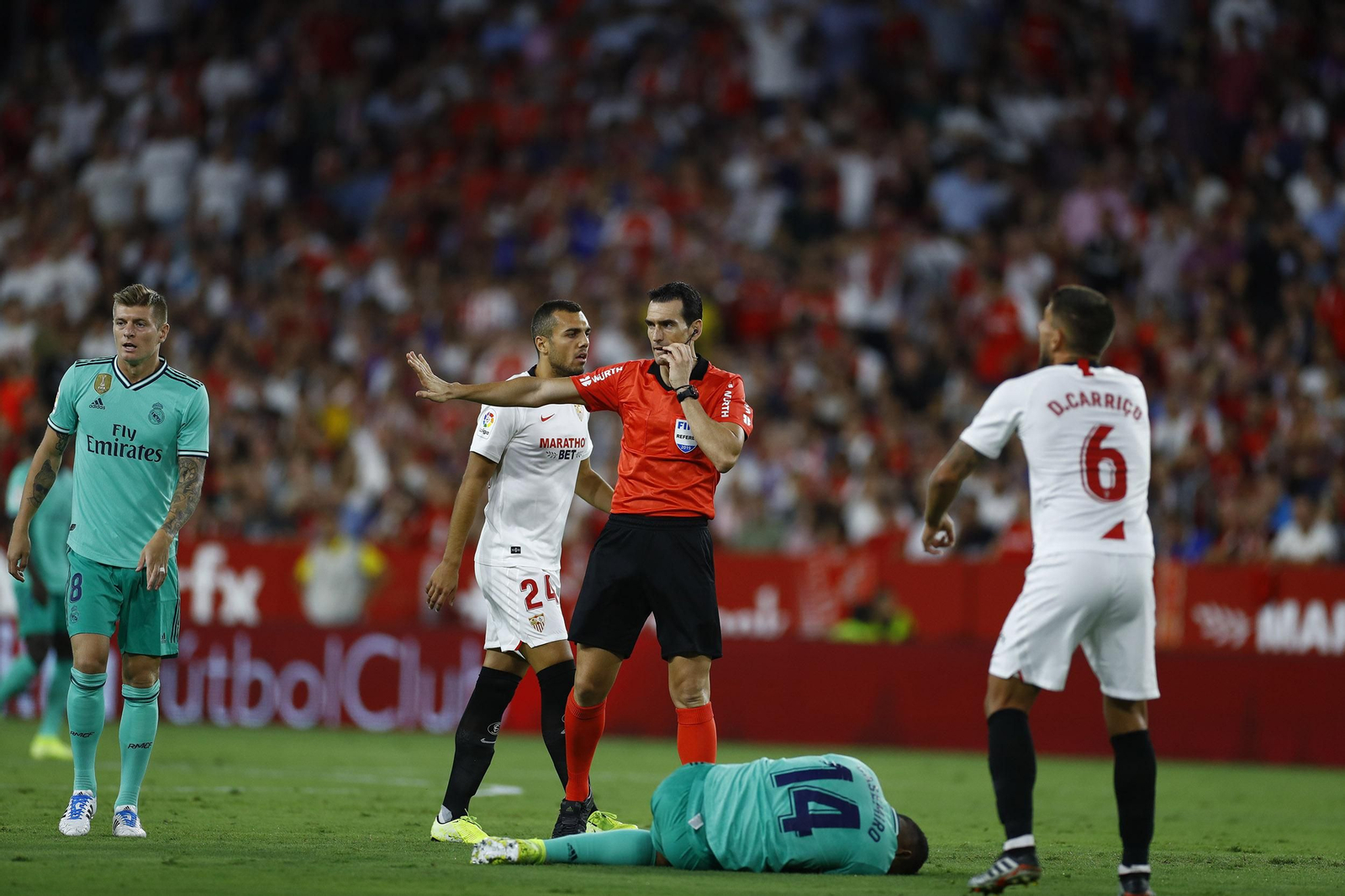 Las imágenes del Sevilla-Real Madrid