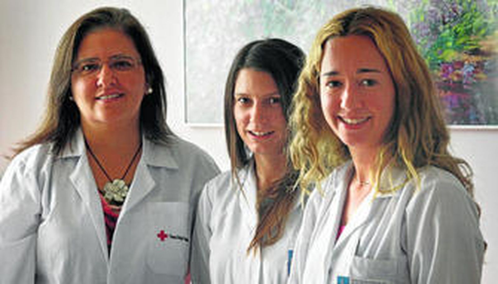 De izquierda a derecha, Clara Martínez, Emma Cabrero y Miriam Rabanillo.