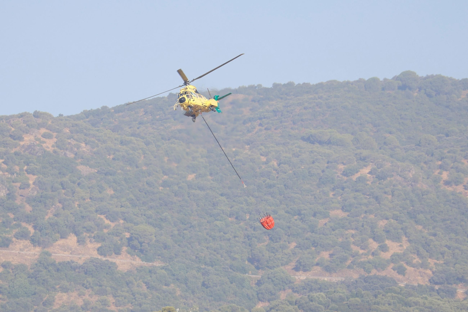 Las imágenes del incendio forestal de la Sierra de Córdoba