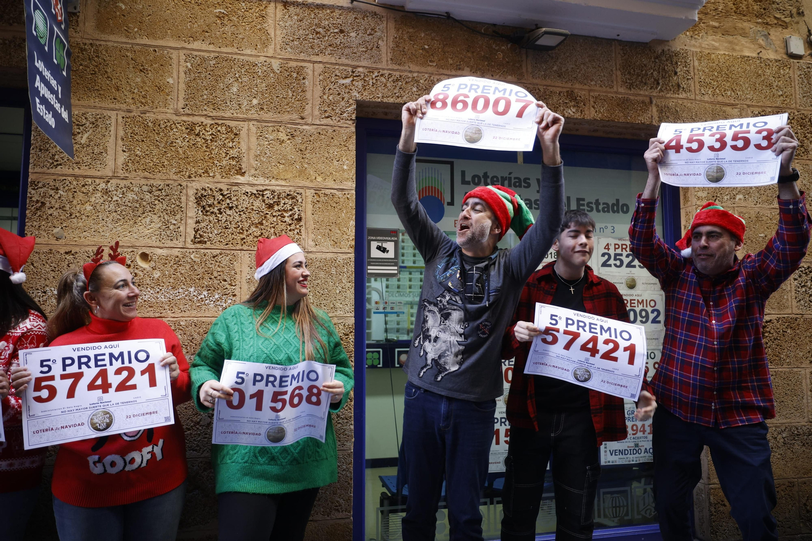 La Lotería de Navidad colma de alegría a la provincia Cádiz