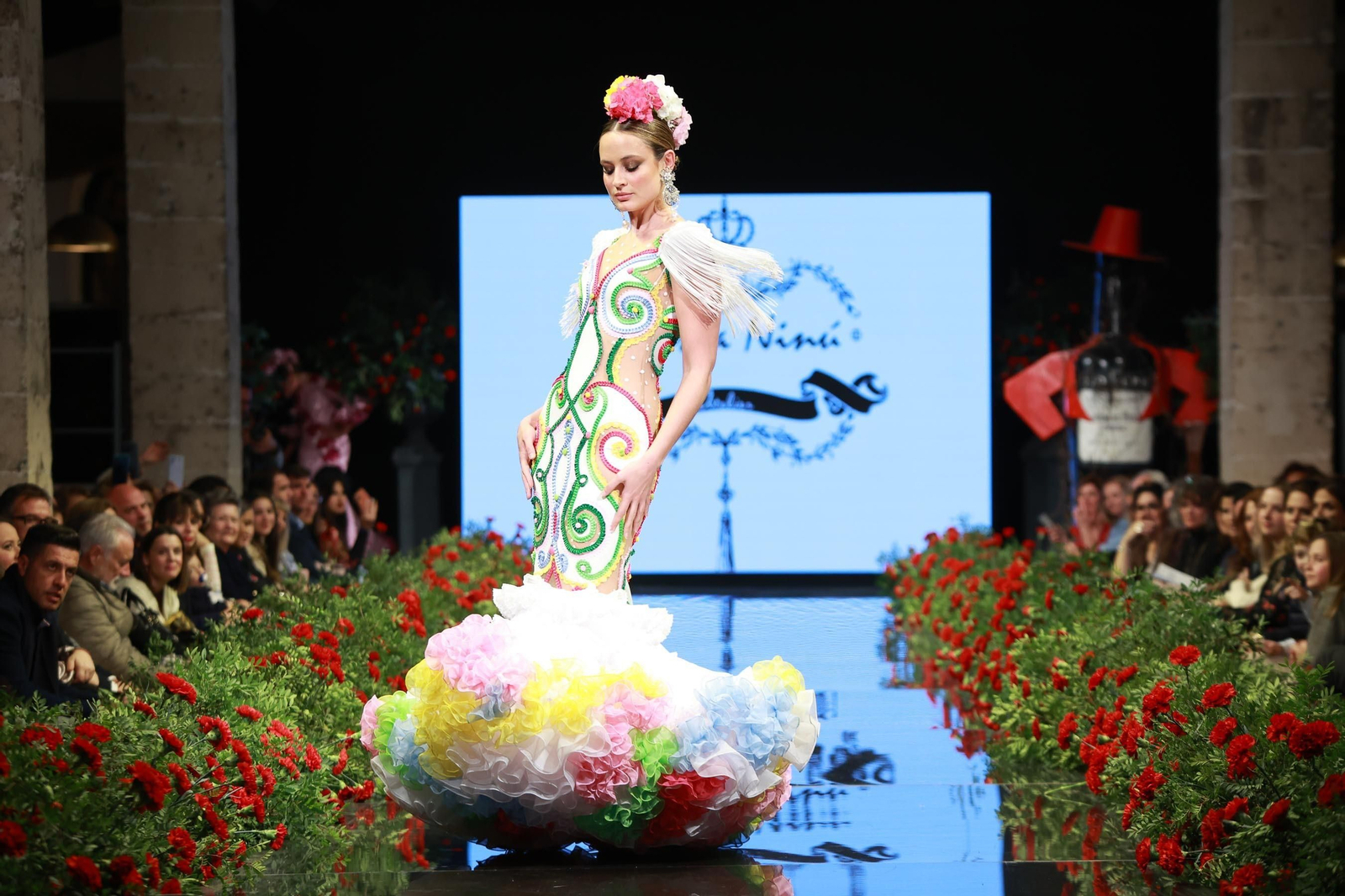 Desfile de Teresa Ninú - Atelier Nuria Chaparro en la Pasarela Flamenca Jerez Tío Pepe 2023