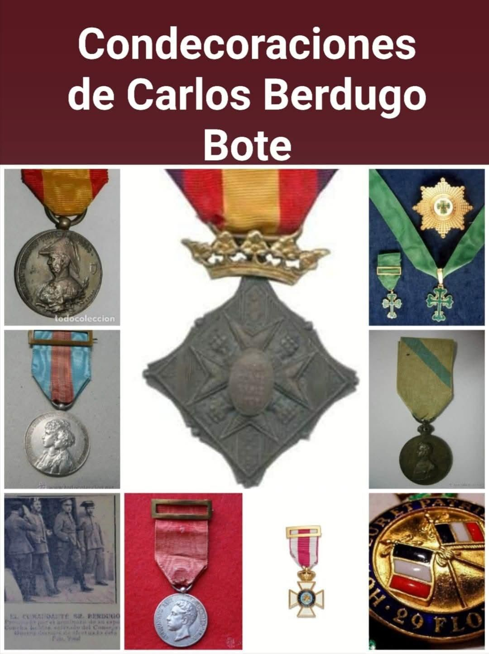 Condecoraciones de Carlos Berdugo