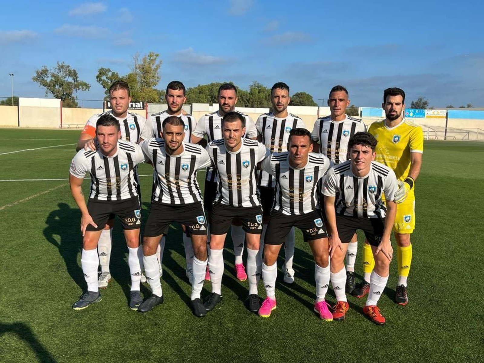 Once presentado por el Garrucha en un encuentro disputado de la Copa de Andalucía.