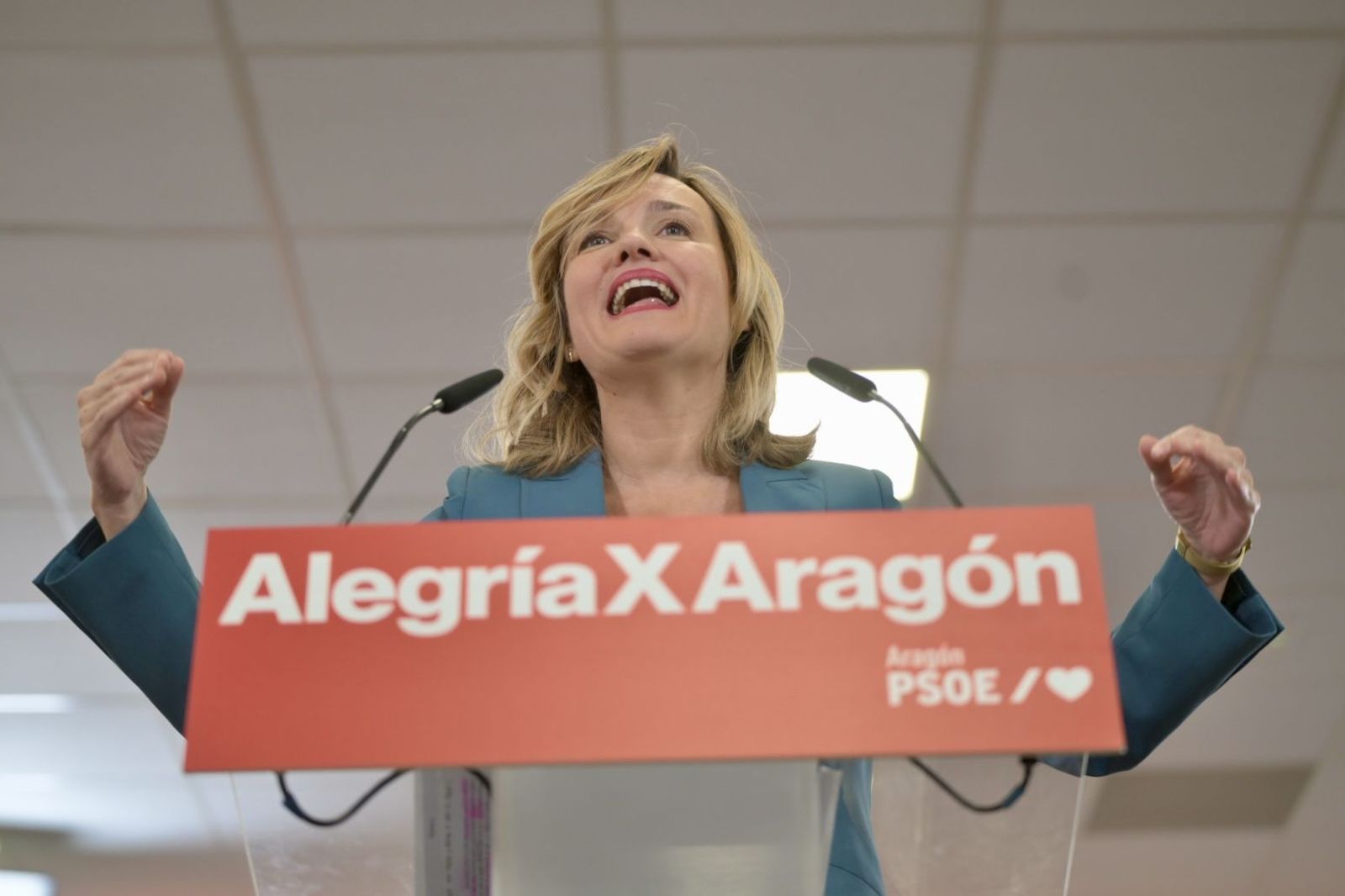 Pilar Alegría, la candidata de Pedro Sánchez a liderar el PSOE de Aragón