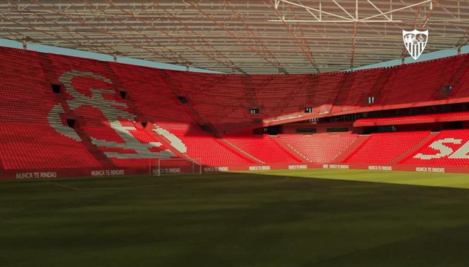 El nuevo Sánchez-Pizjuán, en la zona de la grada de Gol Norte.