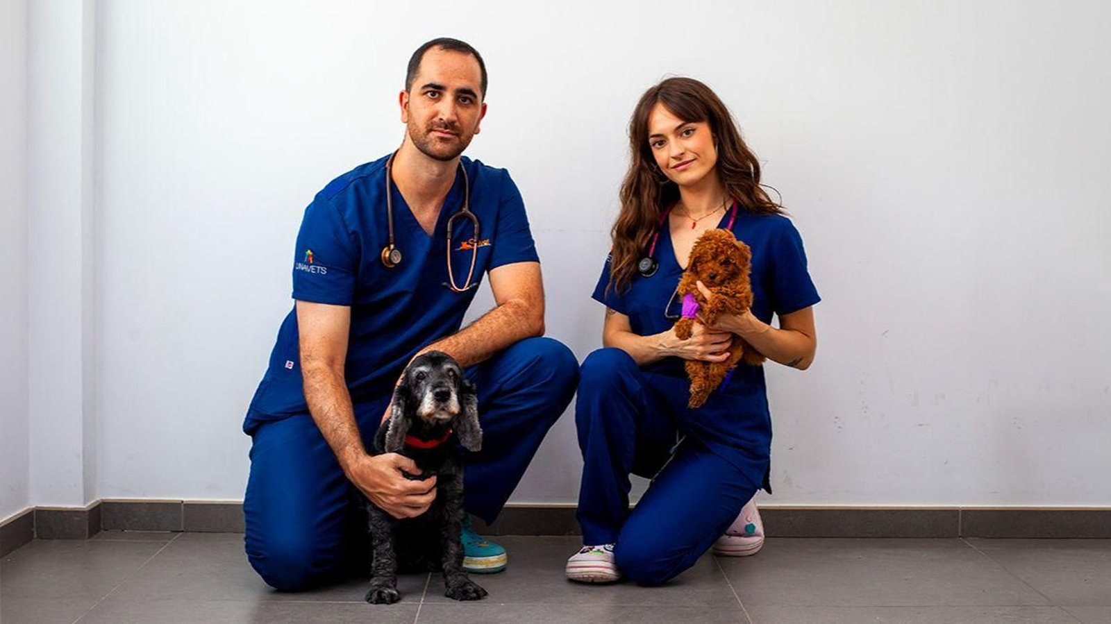 Jorge y María, los nuevos directores del Hospital Veterinario Nueva Andalucía