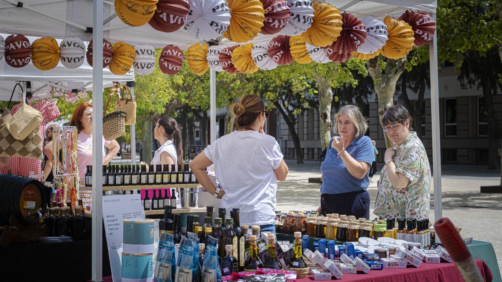 Detalle del puesto de Aires de Cádiz.