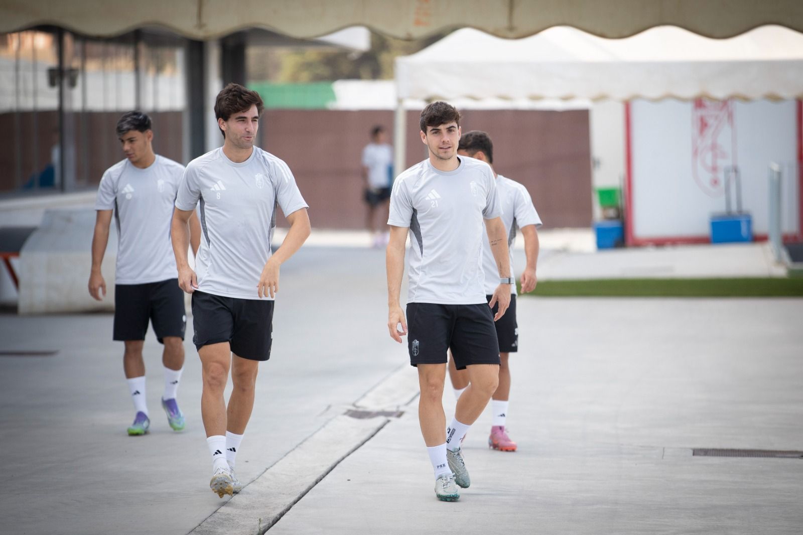 Las imágenes del entrenamiento del Granada CF