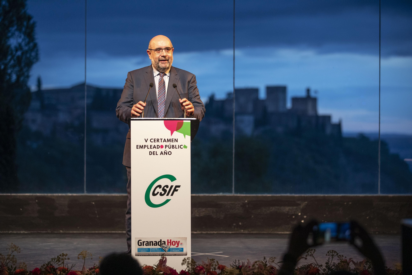 El V Certamen del Empleado Público del año en Granada, en imágenes