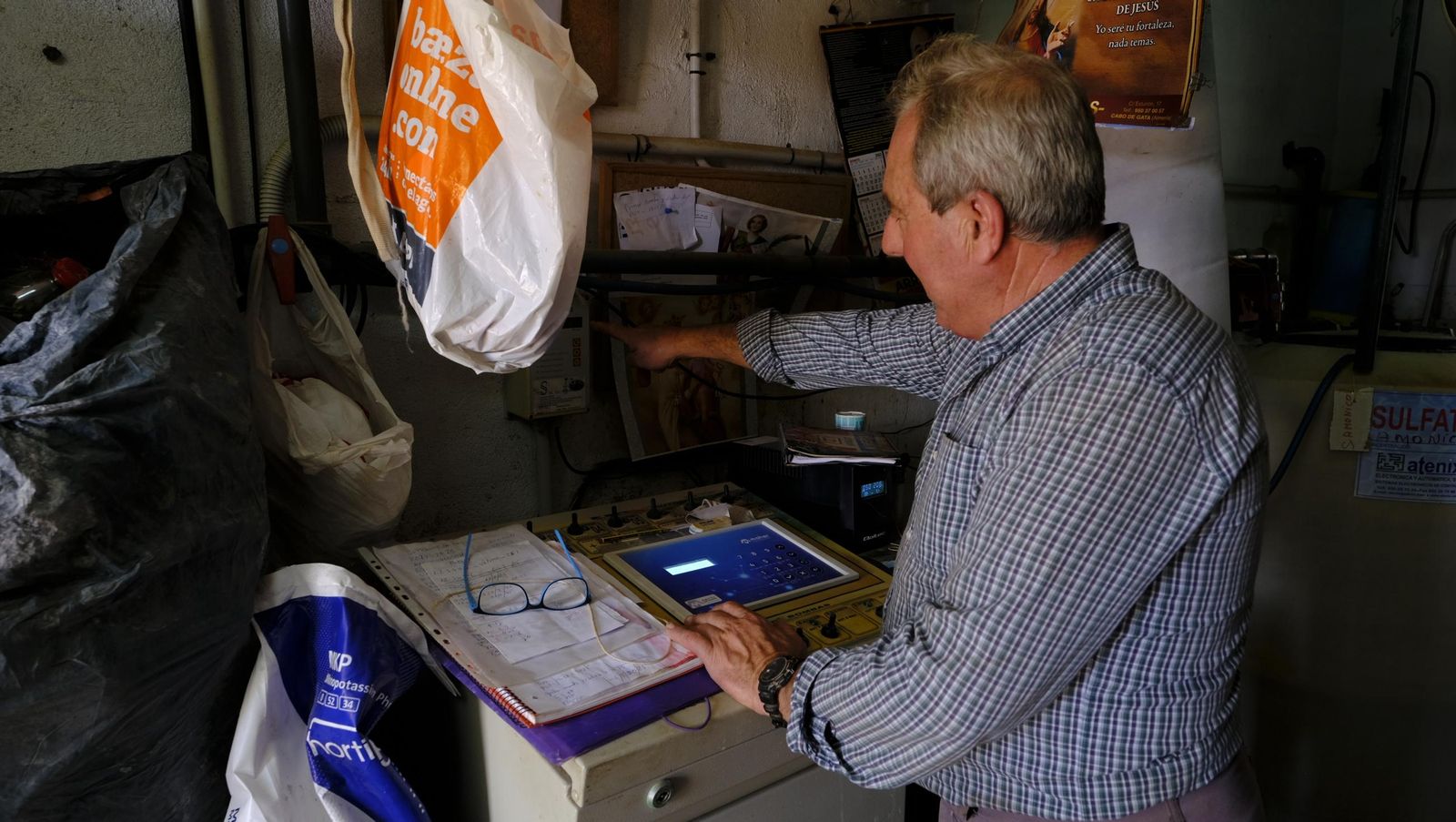 Imágenes de las primeras sandías que salen de Almería esta campaña