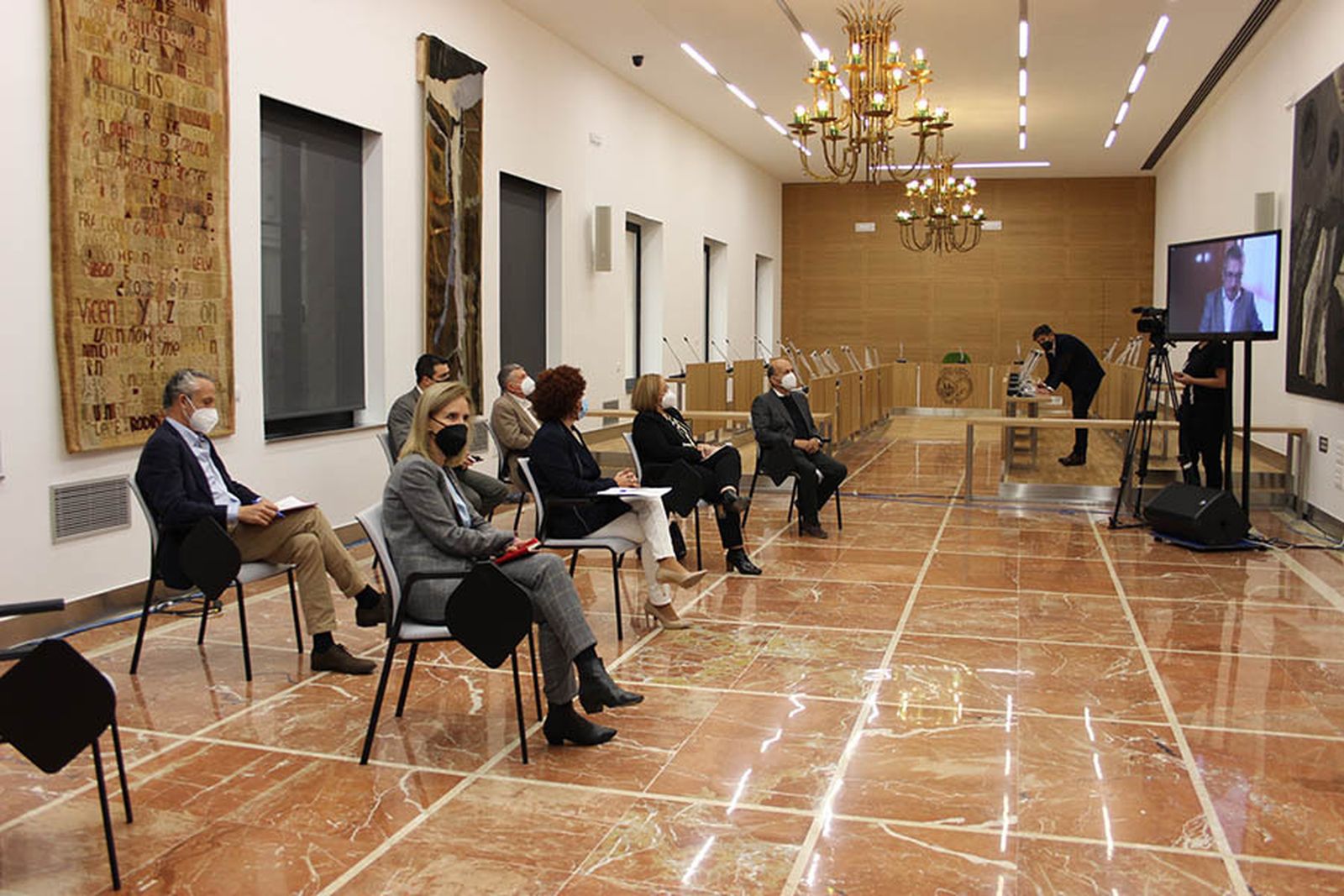 Presentación del proyecto del túnel de San Silvestre en la Diputación