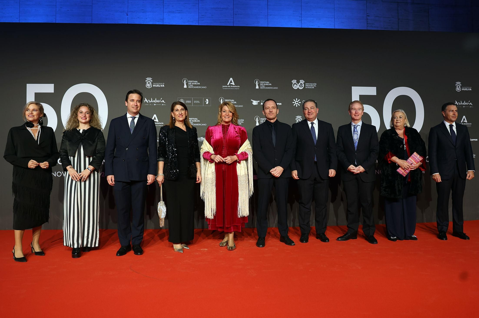 Imágenes del photocall de la gala de clausura del 50 Festival de Huelva Cine Iberoamericano
