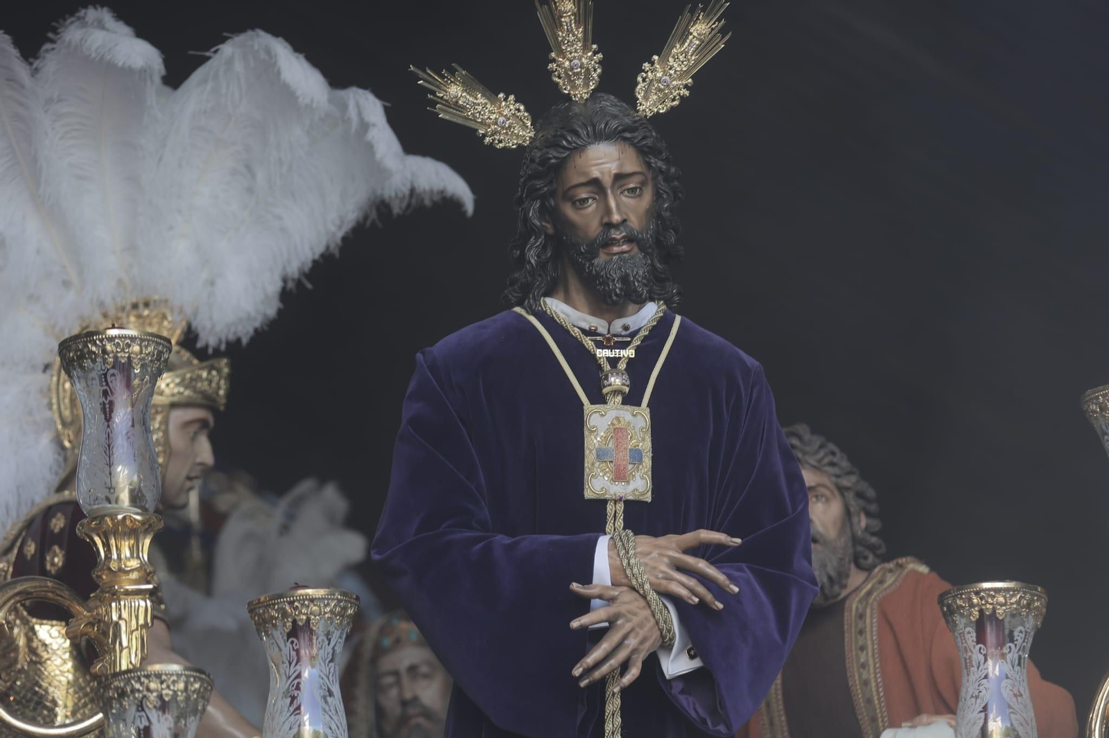 Cautivo del Polígono San Pablo en su salida del Lunes Santo de 2023.