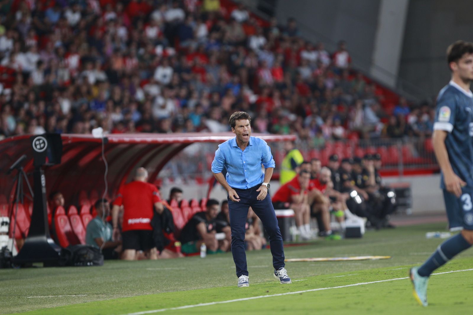 Imágenes del partido de fútbol U.D. Almería-Girona F.C.