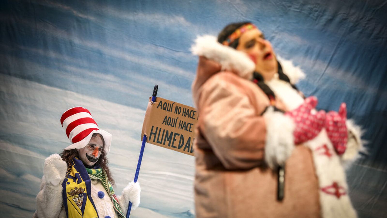 El muñeco de nieve de 'Aquí no hace frío, hace humedad'.