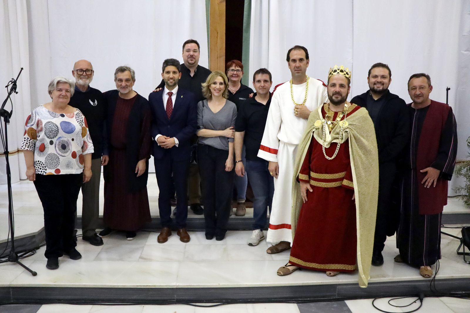 Vecinos de la localidad escenificaron el Auto Sacramental 'Jesucristo, sus últimos días'.