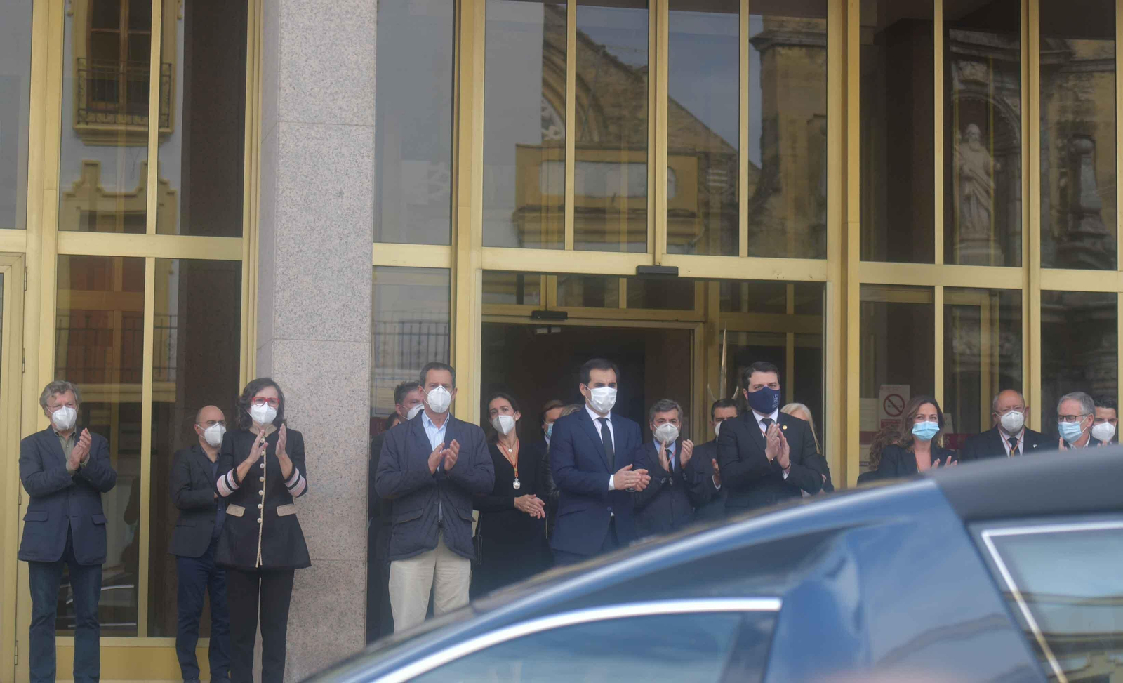 Las fotos de la capilla ardiente de Julio Anguita