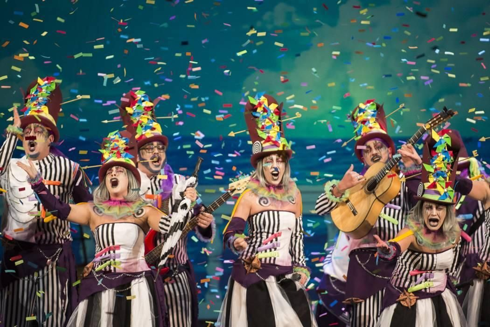 Las imágenes de la octava función clasificatoria