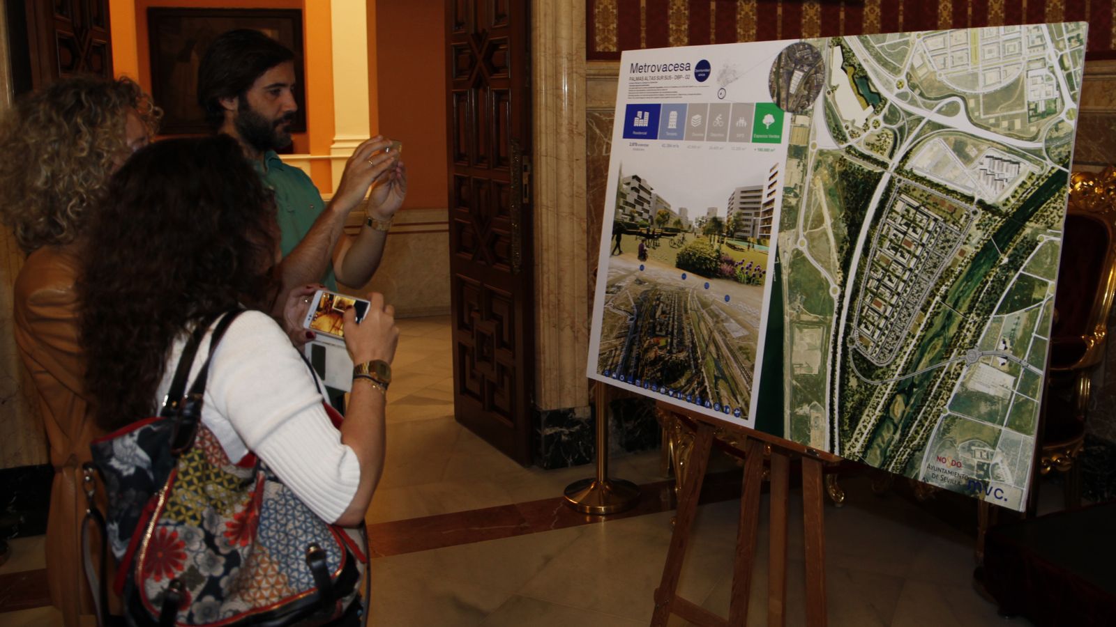 Detalle del proyecto de construcción en Palmas Altas Sur.