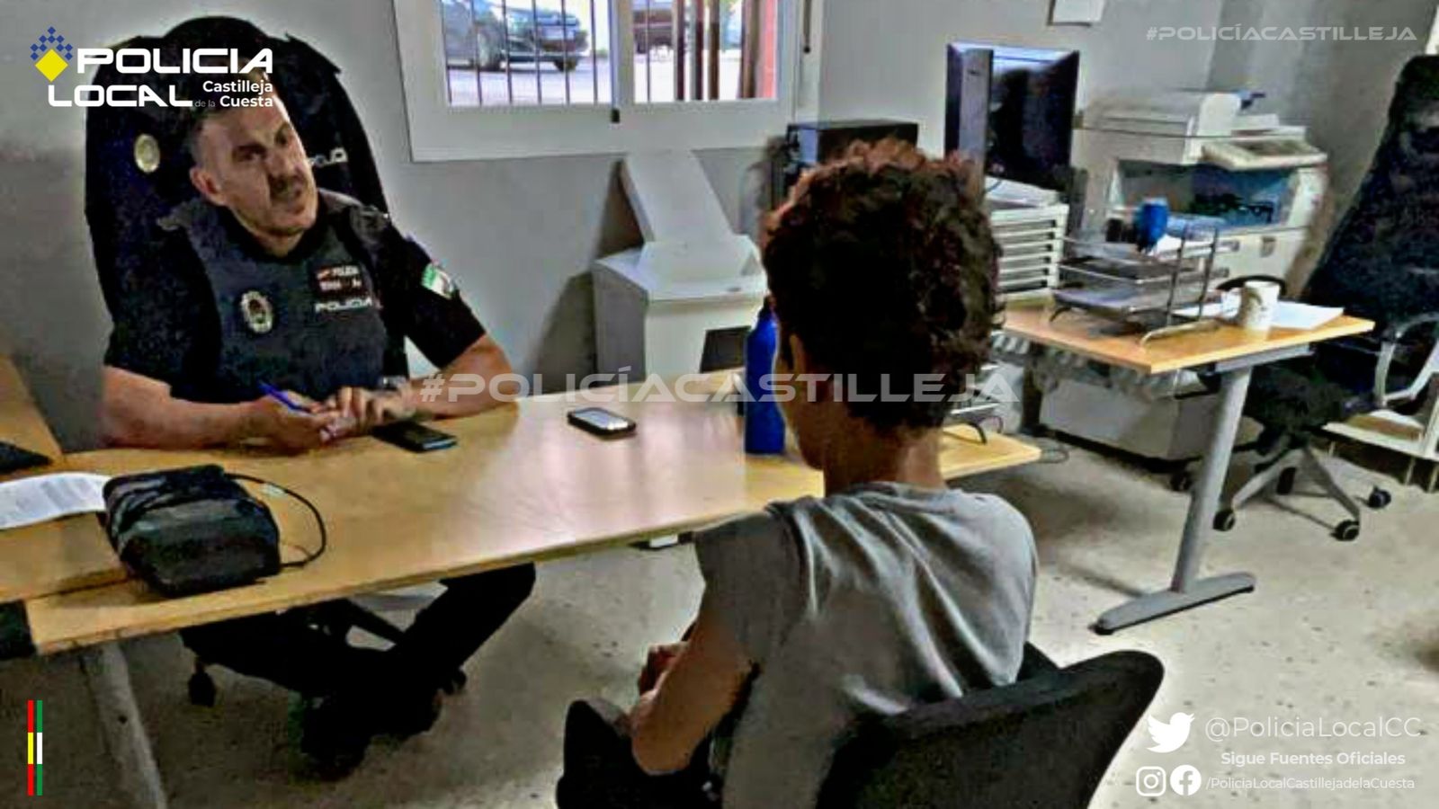 Localizan en Castilleja de la Cuesta a un niño marroquí que vino en los bajos de un camión