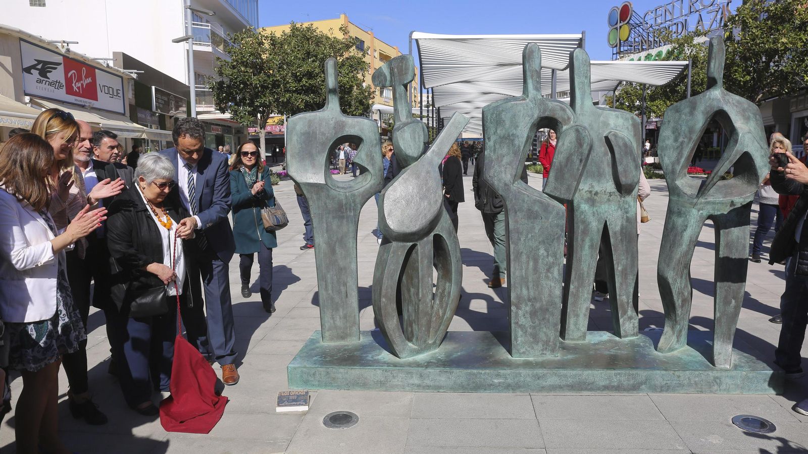 Una las esculturas de Elena Laverón.