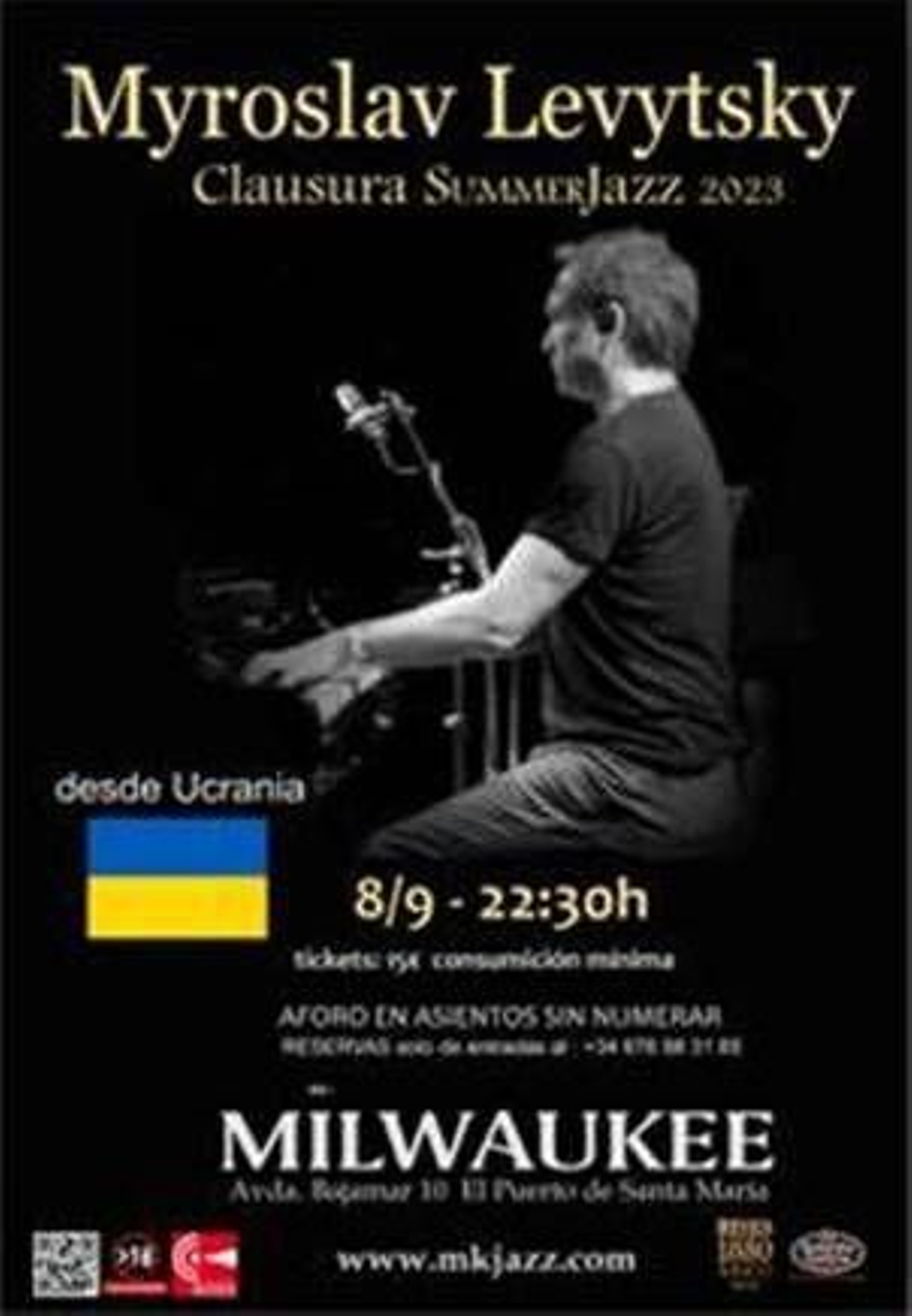 El cartel anunciador del concierto.