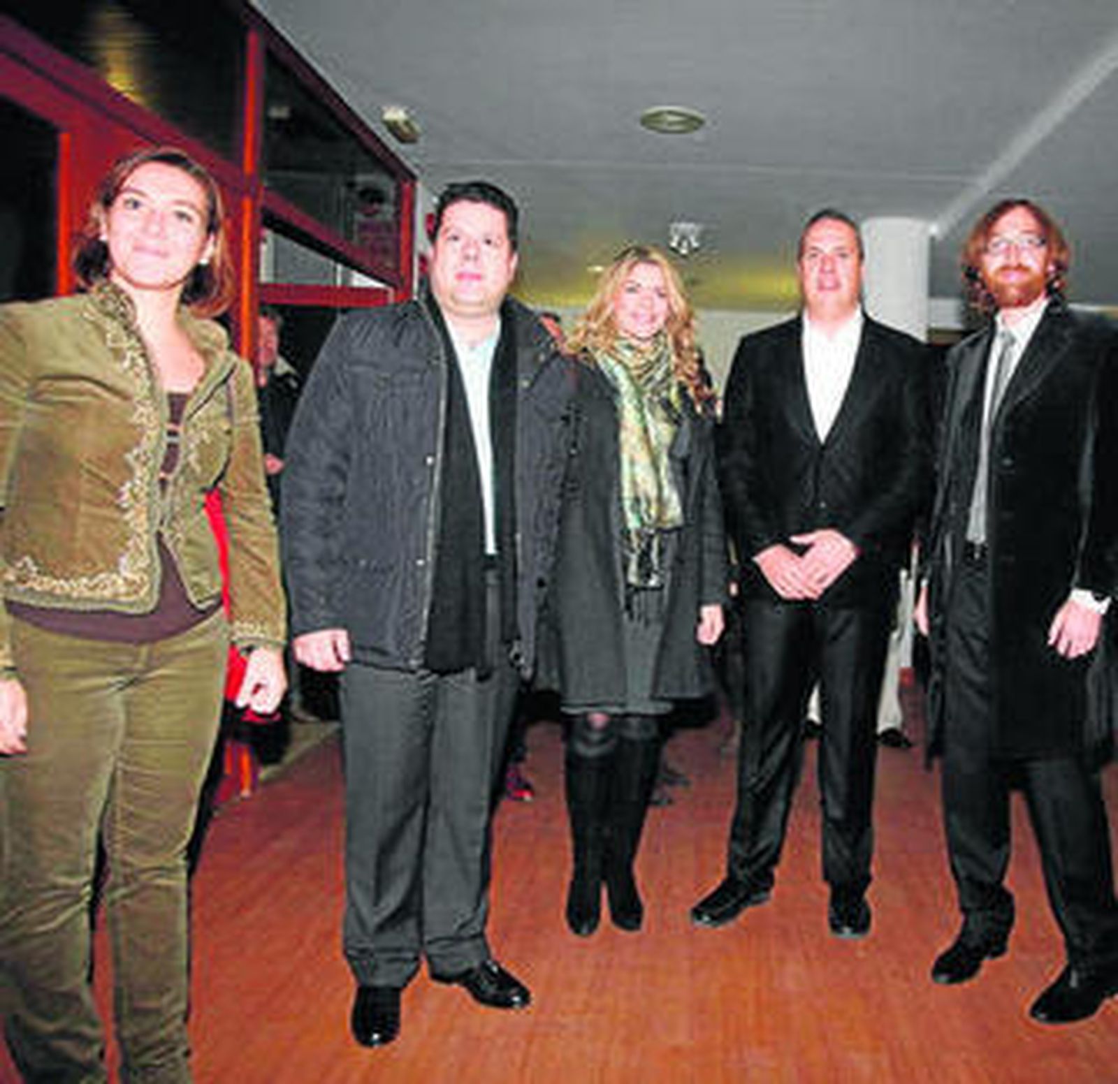 Araujo y Picardo, a la izquierda, el martes en San Roque.