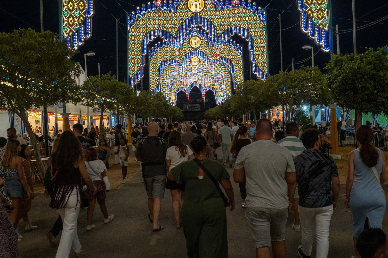 Colombinas 2025: Imágenes del ambiente el sábado 2 de agosto en las Fiestas Colombinas