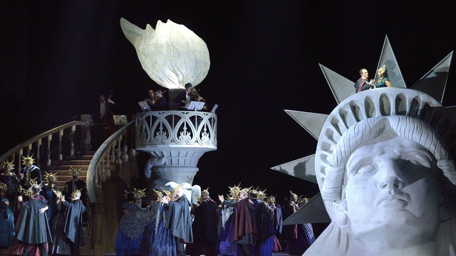 Una imagen de la producción de La Fenice.