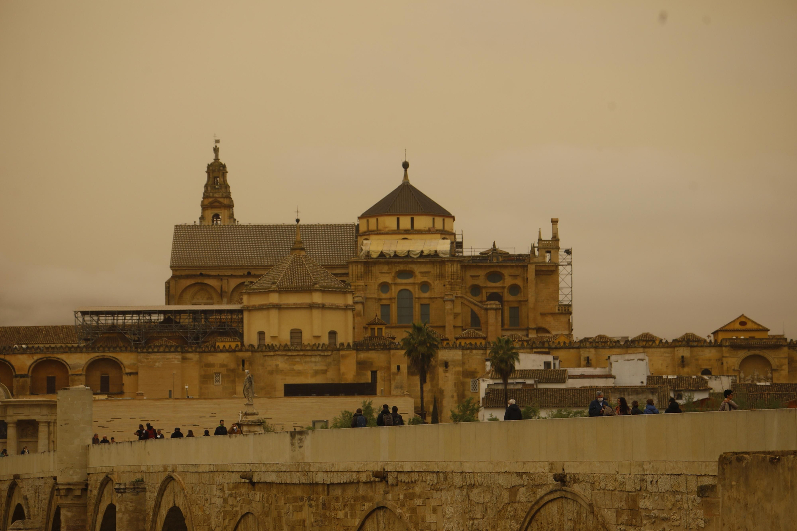 La calima llega a Córdoba, en imágenes