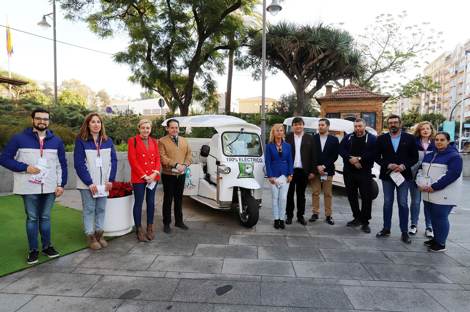 Imágenes de la presentación del nuevo servicio turístico  'Tuk & Go'