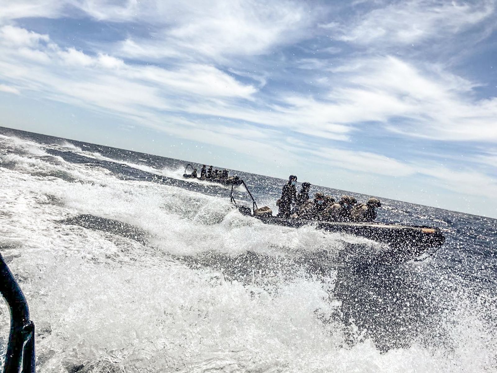 Imágenes de la Infantería de Marina en el Retín en Marfibex