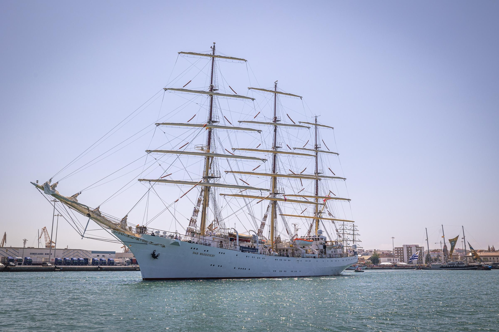 Imágenes de la parada naval desde el mar