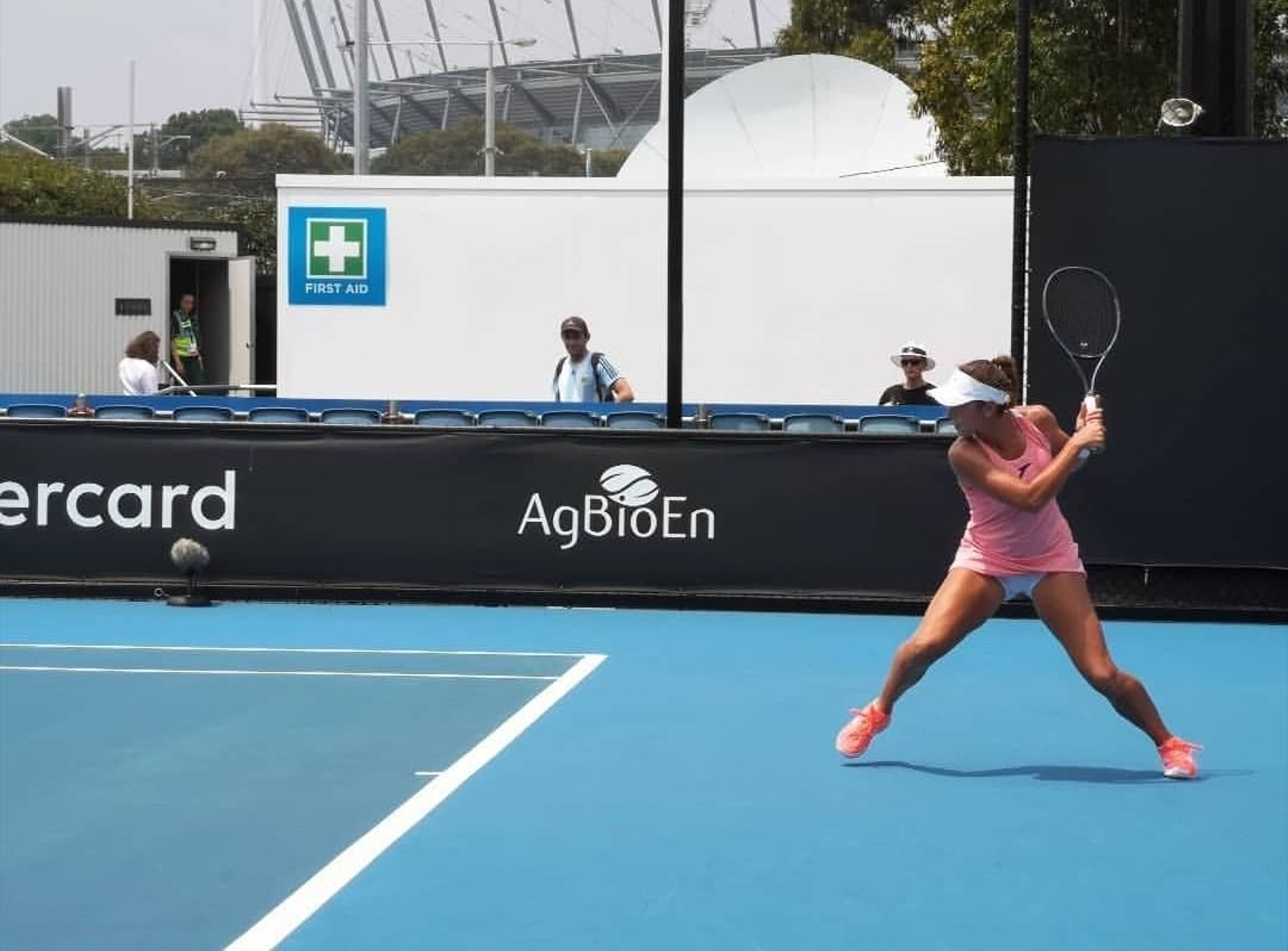 Eva Guerrero, en acción.
