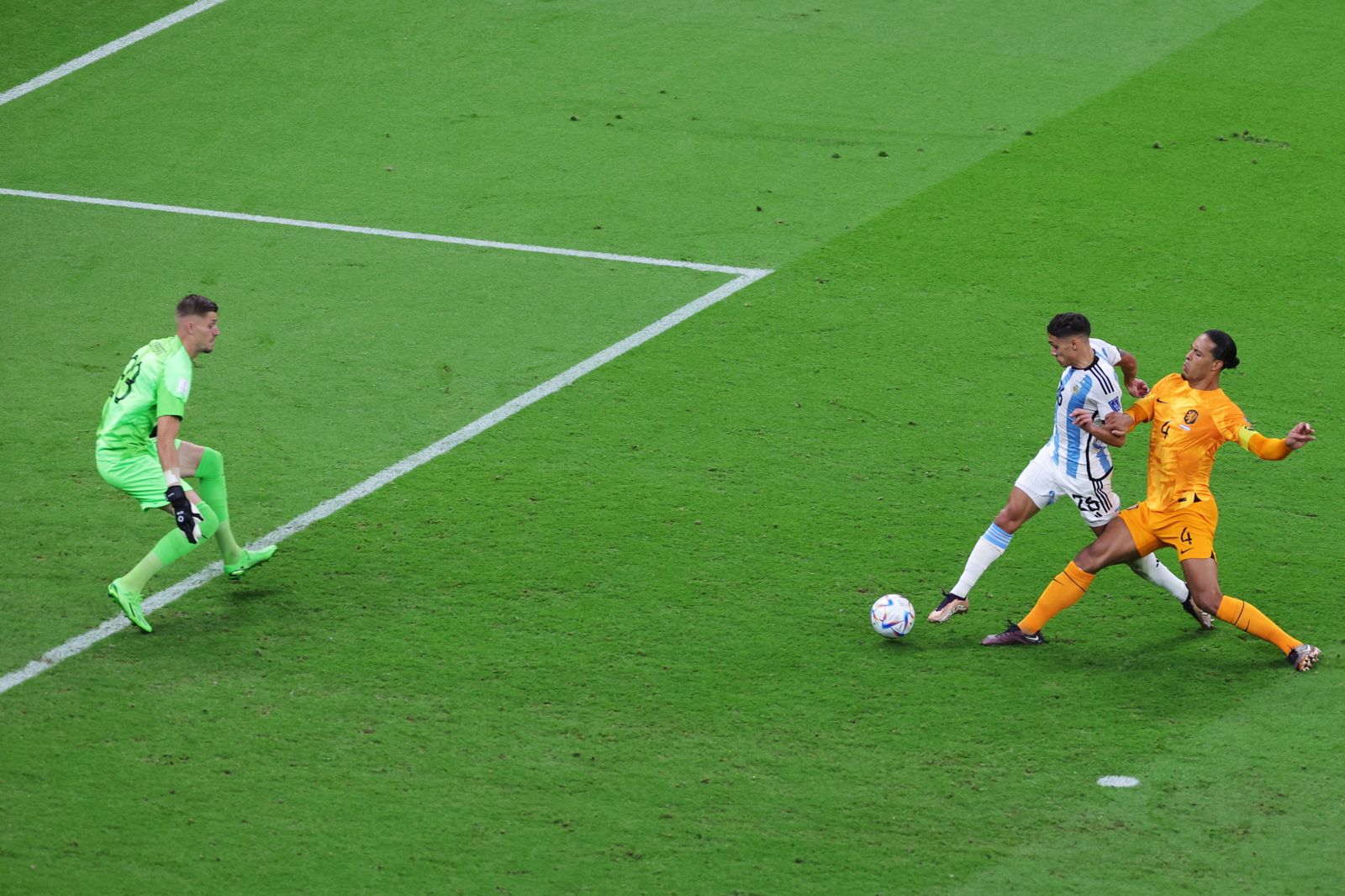Las imágenes del Países Bajos - Argentina en los cuartos de final del Mundial de Qatar