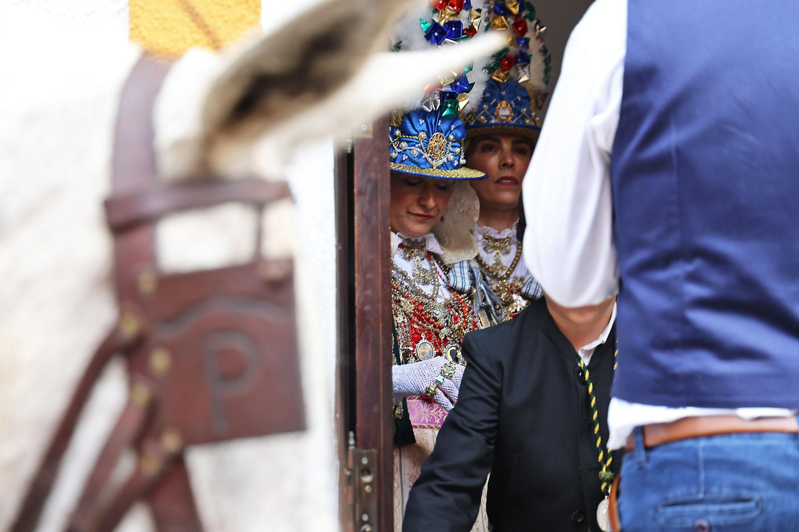 Las imágenes de la romería de San Benito Abad en el Cerro del Andévalo de Huelva