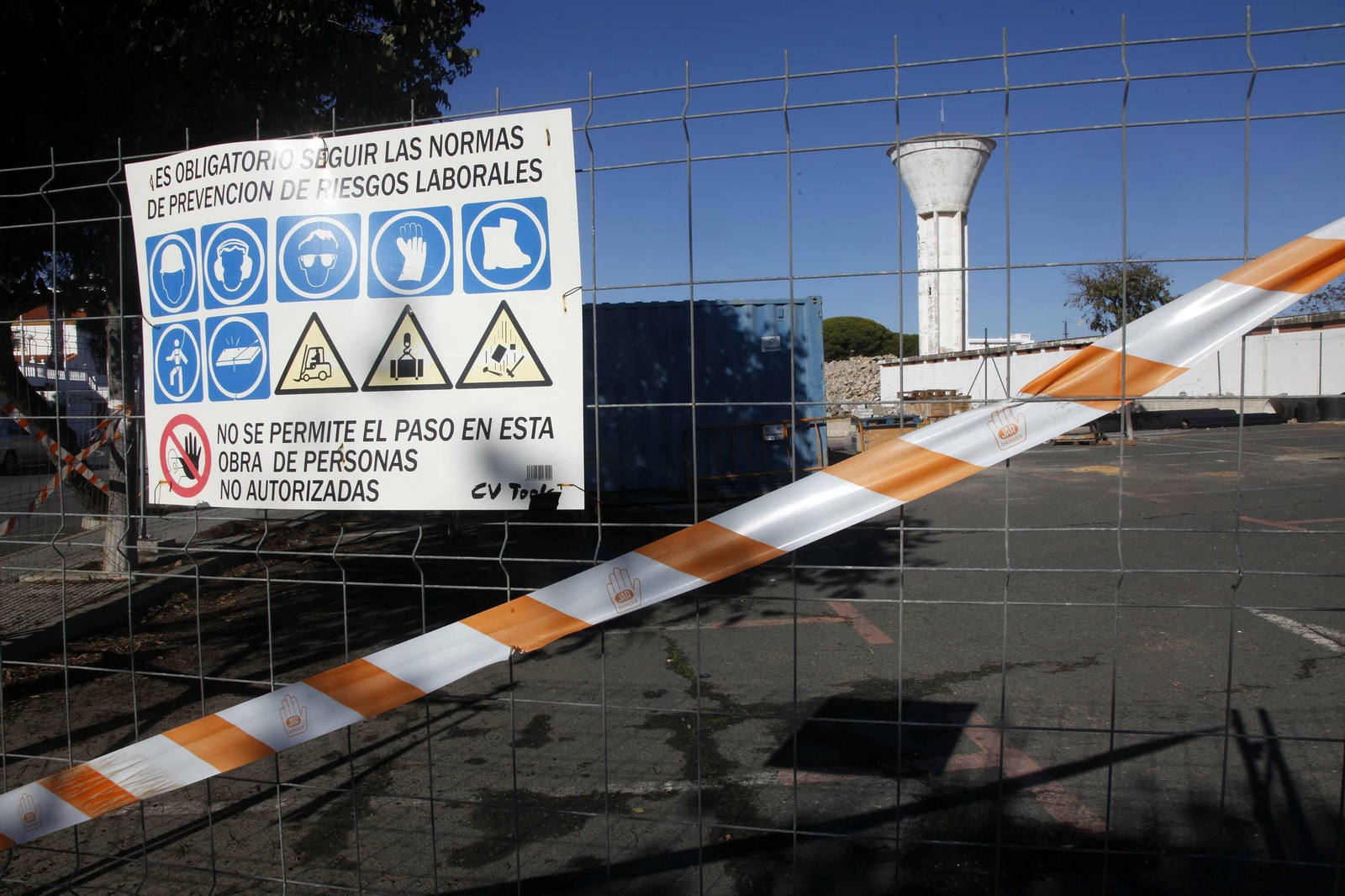 Imagen de la parcela donde iban a estar ubicados los dos edificios.