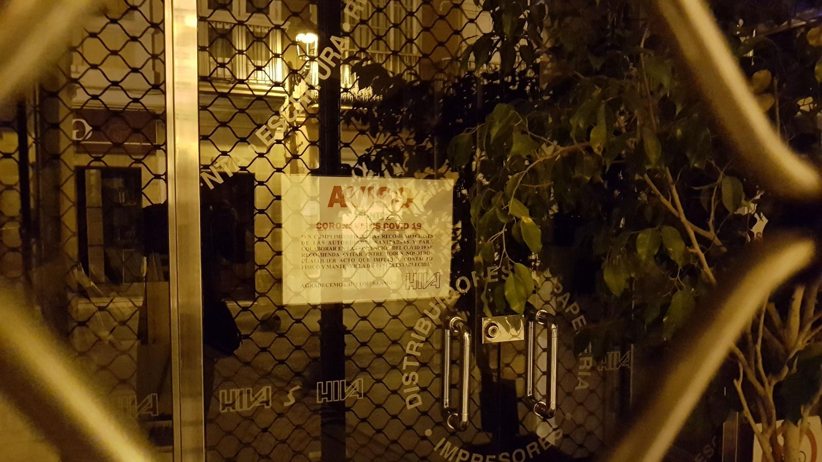 Otro de los negocios que ha tenido que cerrar sus puertas.