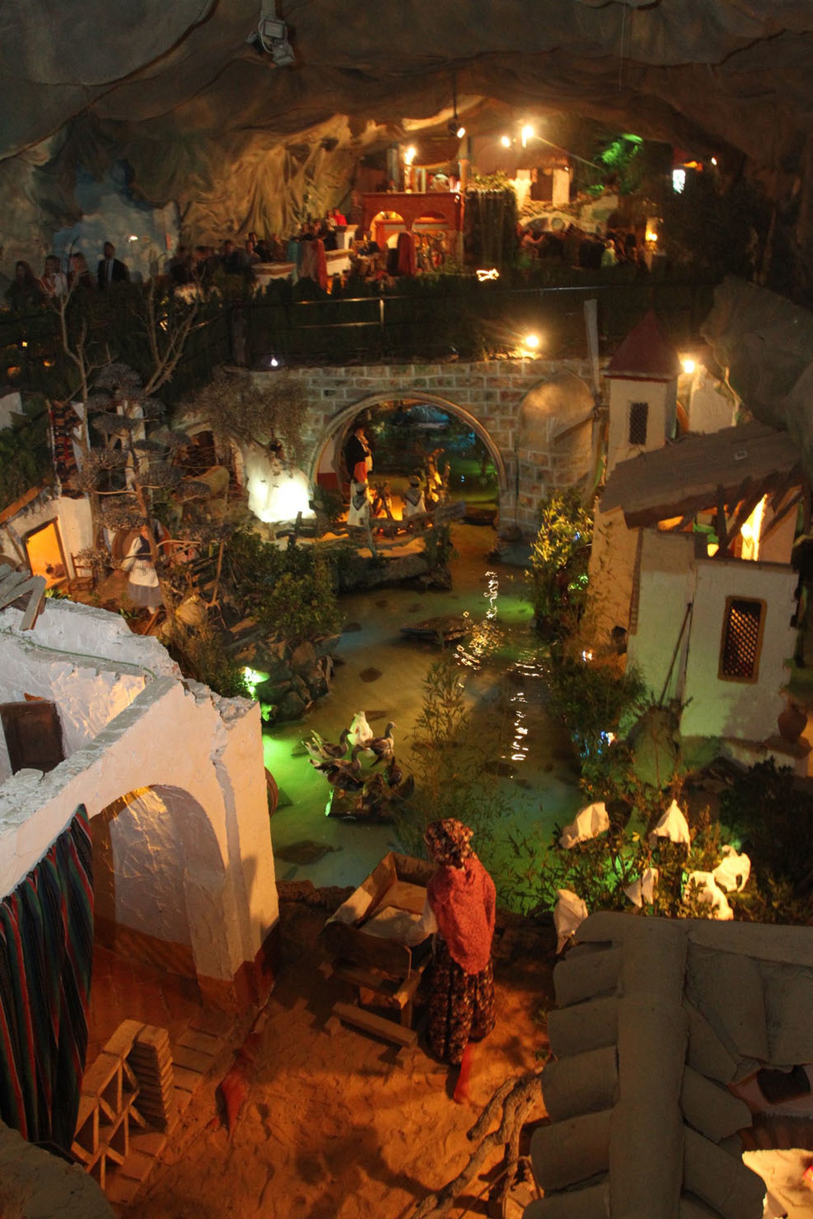 Imágenes de la inauguración del Belén viviente de Beas