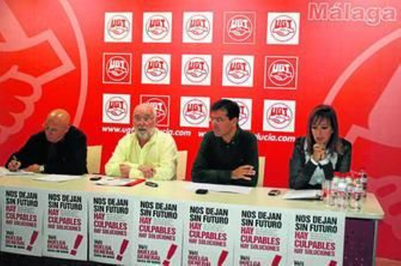 Antonio Herrara, Manuel Ferrer, Cristóbal Fernández y María Auxiliadora Jiménez.