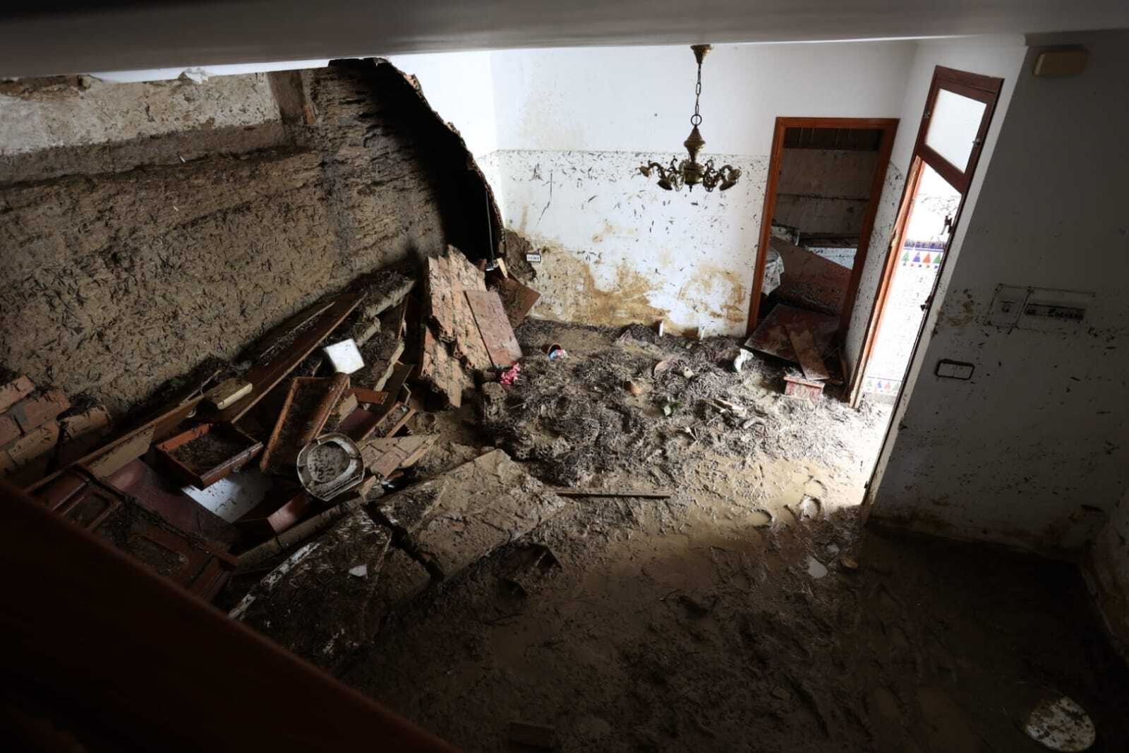 Los destrozos en Setenil tras la riada, en imágenes