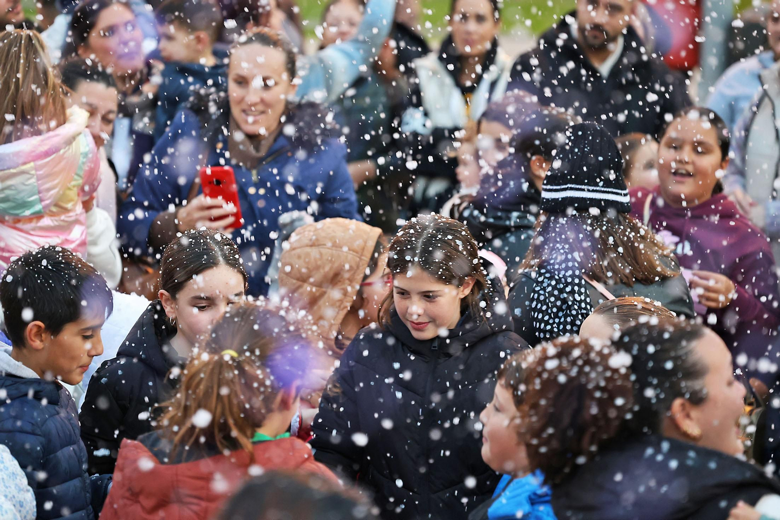 Imágenes de la última nevada de la Navidad en Huelva