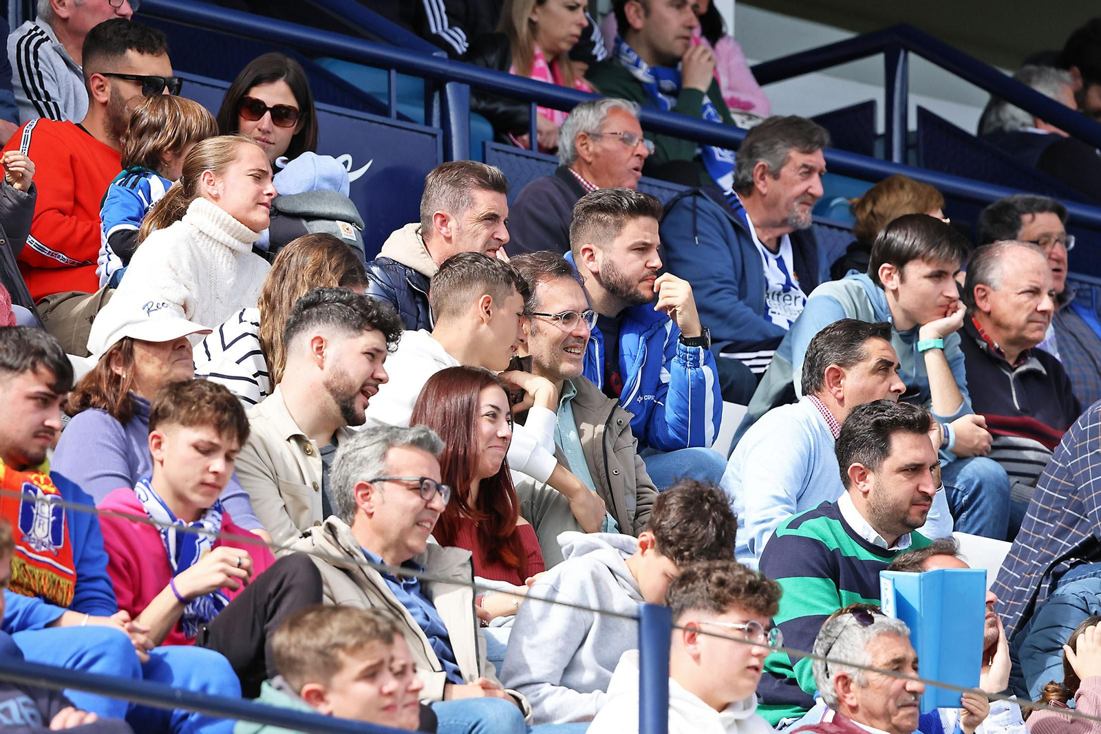 Ambiente en las gradas del Recreativo de Huelva vs AD Ceuta FC