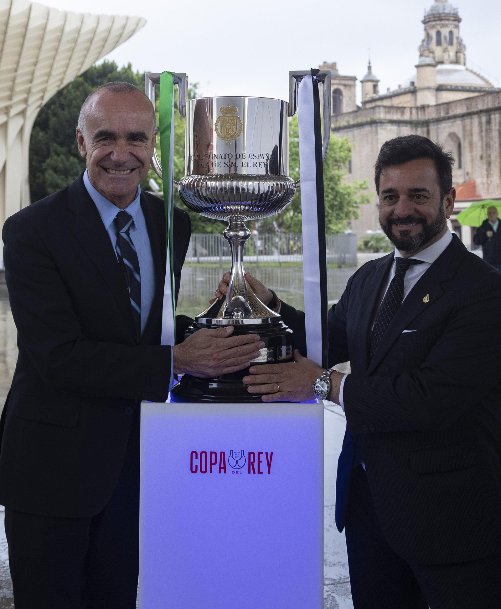 Betis - Valencia | La final de la Copa del Rey se ambienta pese a la lluvia