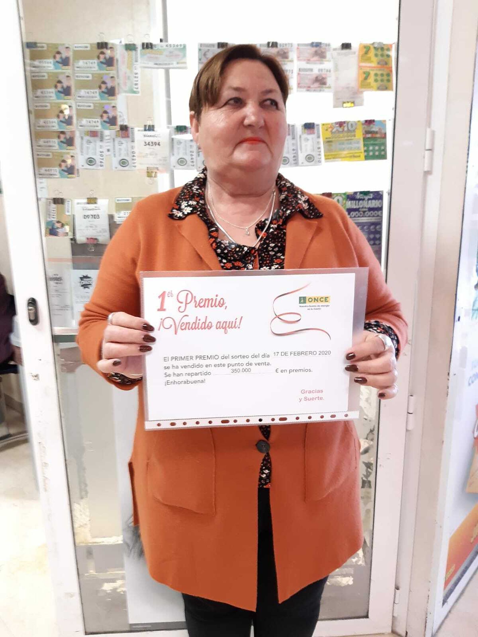 La ONCE reparte 350.000 euros entre Almería.