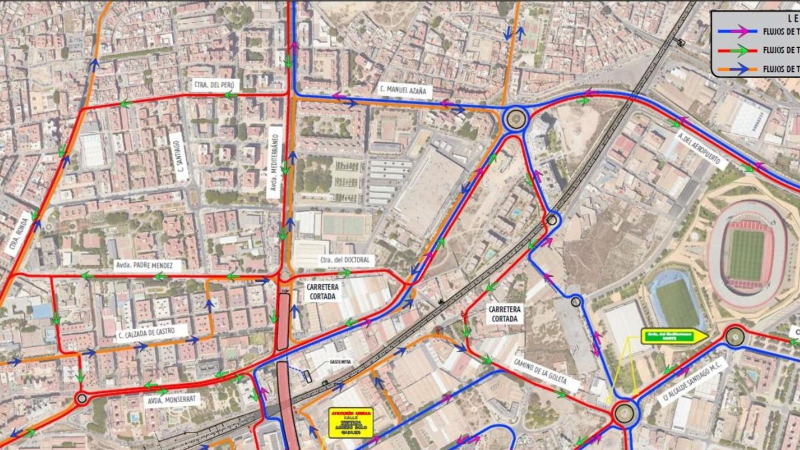 Otro de los planos con los nuevos flujos diseñados Otro de los planos con los nuevos flujos diseñados