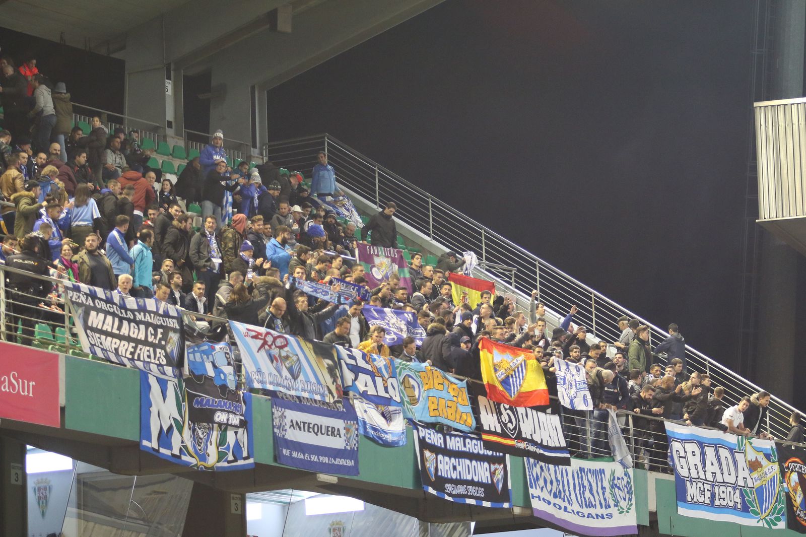 Las imágenes del Córdoba-Málaga