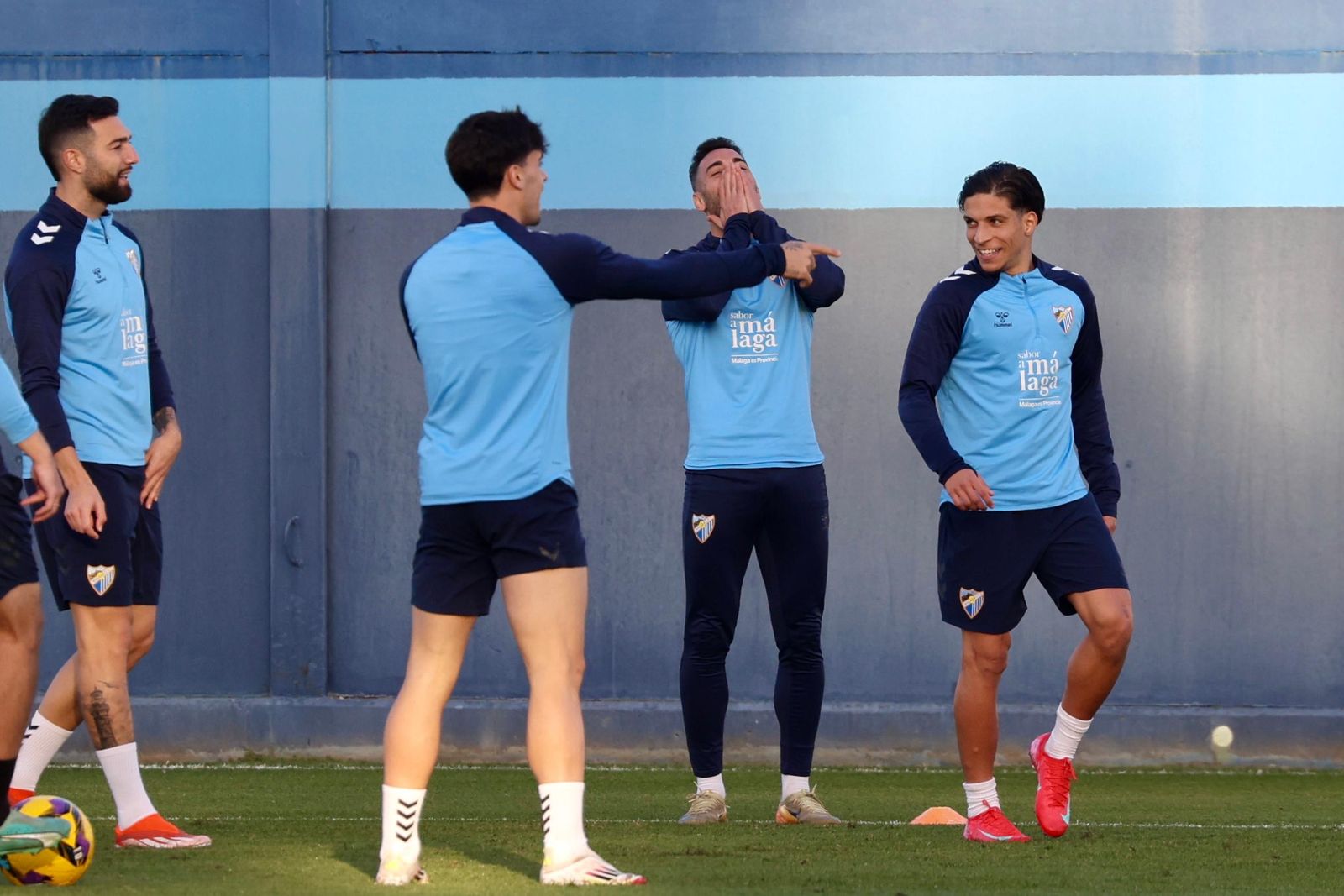 Kevin, novedad en el trabajo del Málaga CF