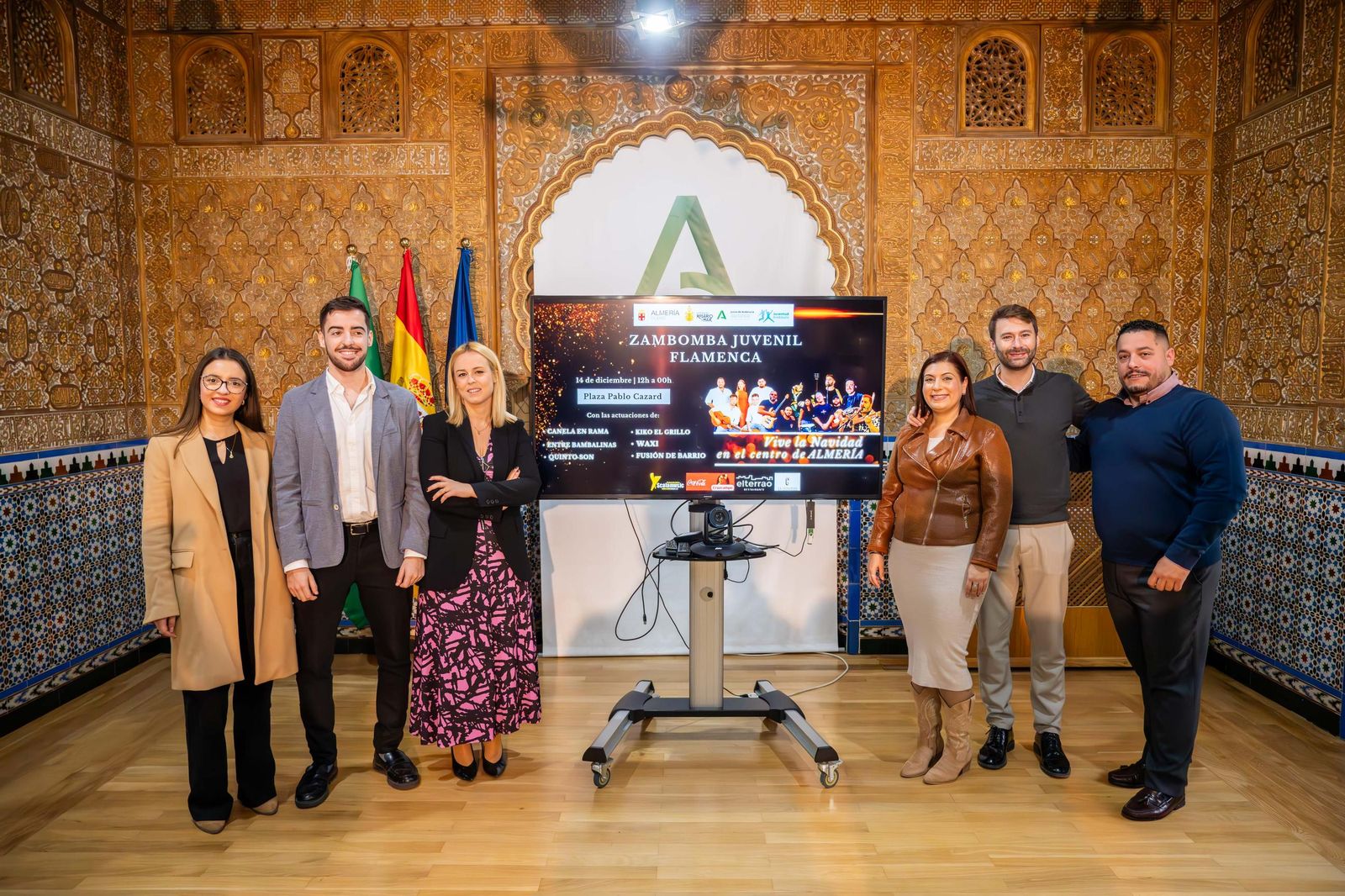 Acto de presentación de la Zambomba Juvenil flamenca que se celebra el 14 de diciembre en la capital.